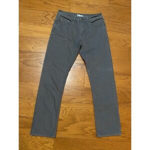Bulletprufe Denim Gray Pants Mens 31x31 Straight Black Mountain NC Excellent!